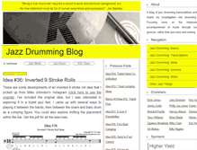 Tablet Screenshot of drumming.timsparlour.com